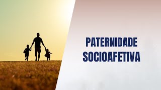 Paternidade socioafetiva [upl. by Bissell]