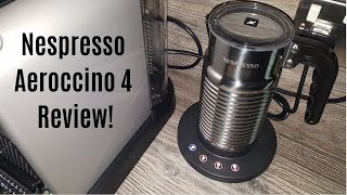 Nespresso Aeroccino 4 Milk Frother Review  Worth upgrading from the Aeroccino 3 [upl. by Rafe686]