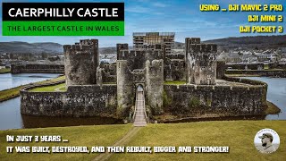 Caerphilly Castle  The Largest in Wales 2nd in Britain [upl. by Tletski]