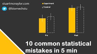 Ten Statistical Mistakes in 5 Min [upl. by Balch]