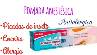 Resenha PomadaAndantol Gel [upl. by Anitel149]