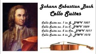 Johann Sebastian Bach  Cello suites in 432 Hz great for reading or studying [upl. by Anertak]