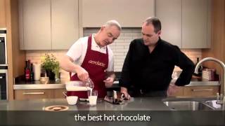 How to make a hot chocolate using an aerolatte milk frother [upl. by Ellednek]